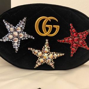 Velvet Black Gucci Belt Bag